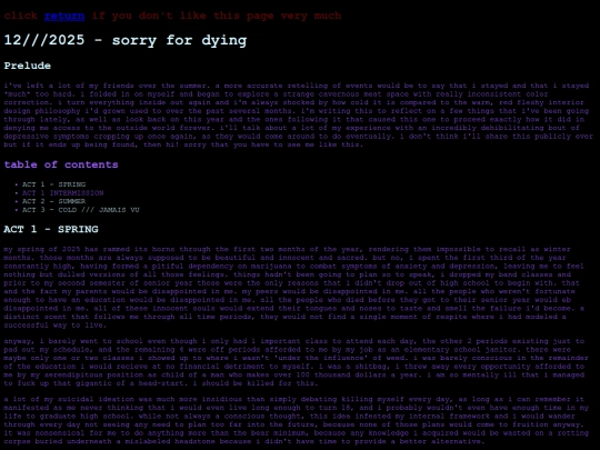 writings/sorry4dying screenshot