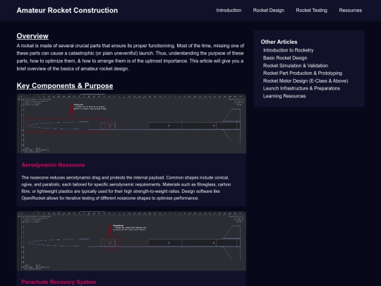 RocketDesign screenshot