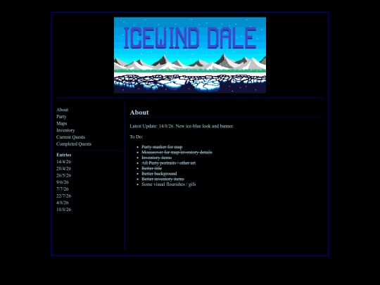 dnd/soljournal screenshot