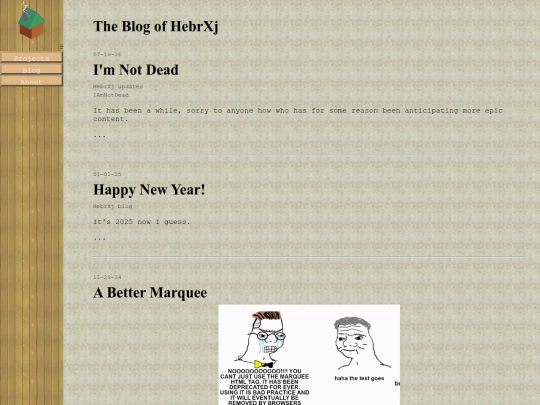 blog screenshot