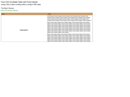 stickytable2 screenshot