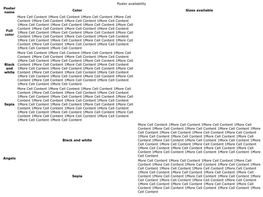 stickytable3 screenshot