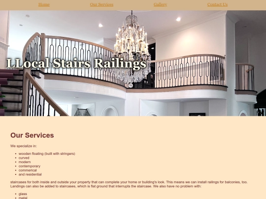 services screenshot