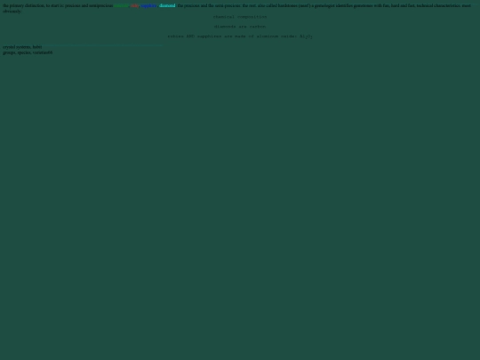 minerals screenshot