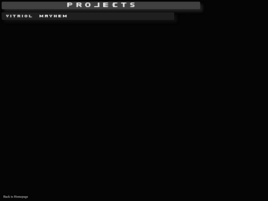 projects screenshot