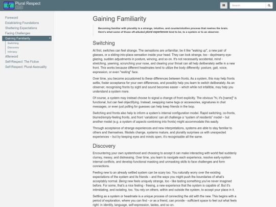 familiarity screenshot
