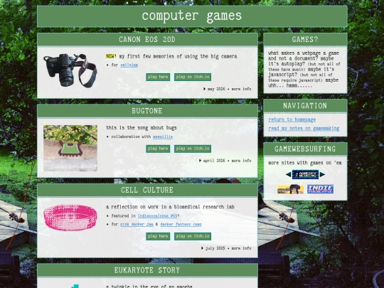 games screenshot