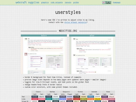 userstyles screenshot