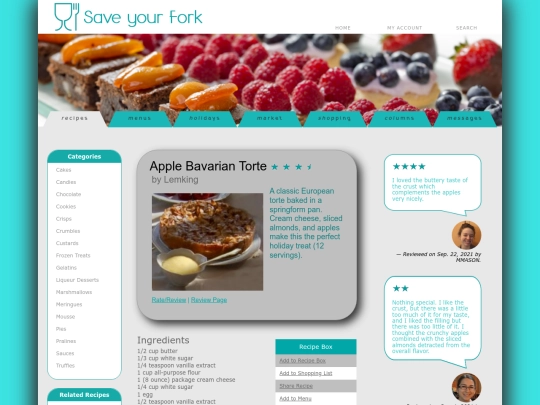 Assignment Case Problem 2—Save Your Fork by MCR/sf_torte screenshot