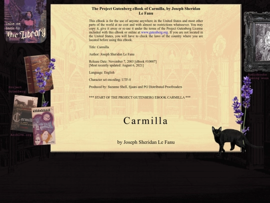 readcarmilla screenshot