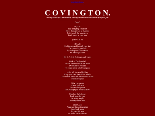 chords/unreleased/covington screenshot