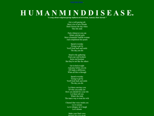 chords/unreleased/humanminddisease screenshot