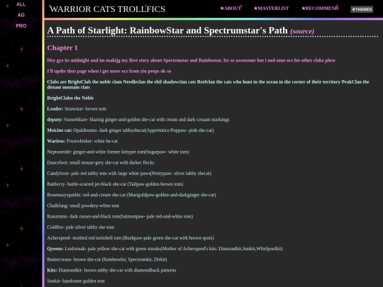 fics/a_path_of_starlight screenshot