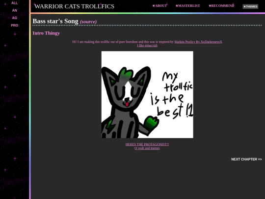 fics/bass_stars_song screenshot