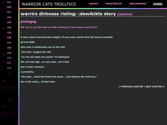 fics/dewikikts_story screenshot