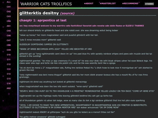 fics/glitterktis_desitny screenshot
