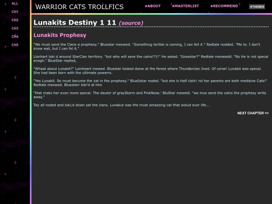 fics/lunakits_destiny screenshot
