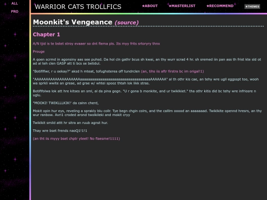 fics/moonkits_vengeance screenshot
