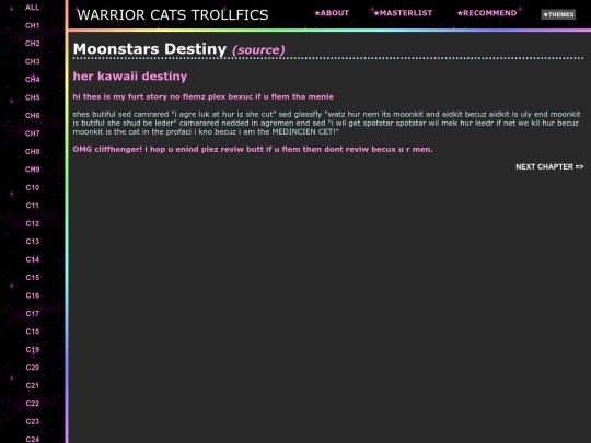 fics/moonstars_destiny screenshot
