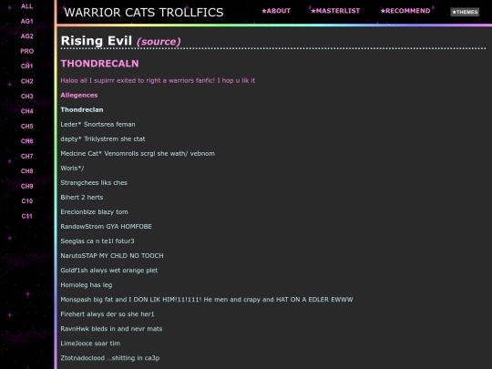 fics/rising_evil screenshot