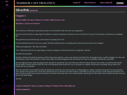 fics/silverpelt screenshot