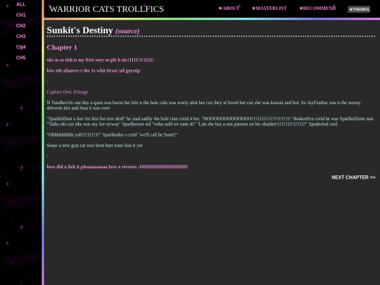 fics/sunkits_destiny screenshot