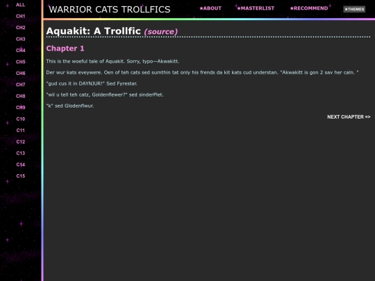 fics/test screenshot