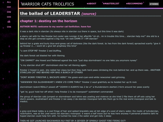 fics/the_ballad_of_leaderstar screenshot