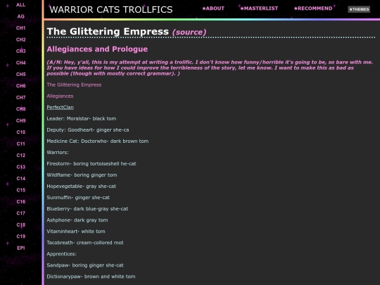 fics/the_glittering_empress screenshot