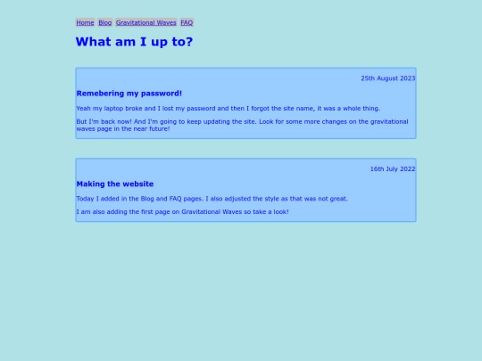 blog screenshot