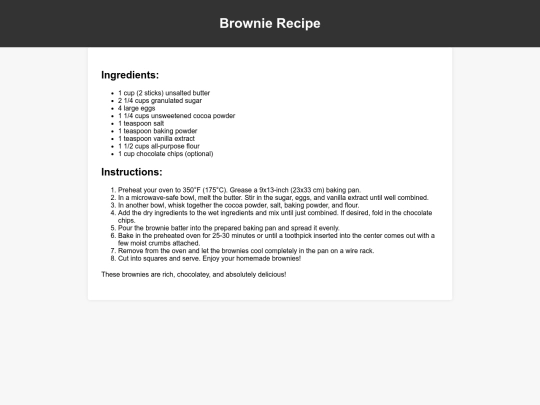 brownies screenshot