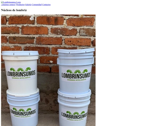Lombrinsumos/productos screenshot