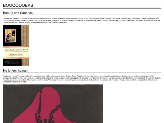 books screenshot