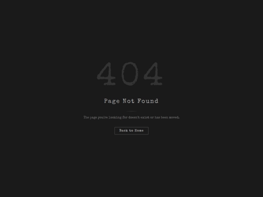 not_found screenshot