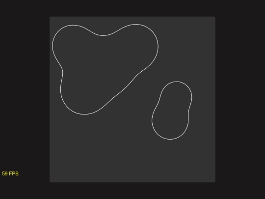Algorithms/Metaballs screenshot