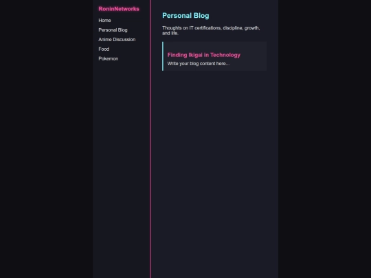 blog screenshot