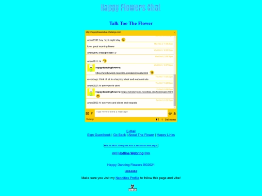happyflowerschat screenshot