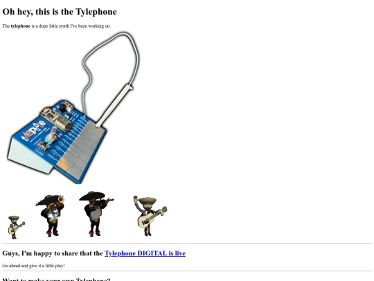 Tylephone screenshot