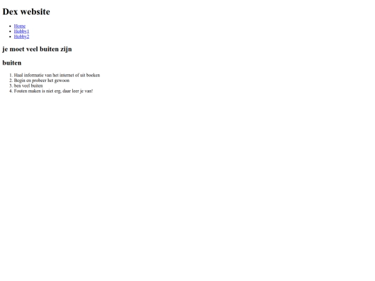 hobby2 screenshot