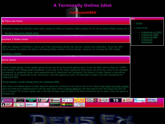 cyberpunk/cRED screenshot
