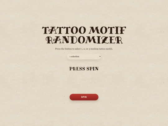 RandomTatGen screenshot