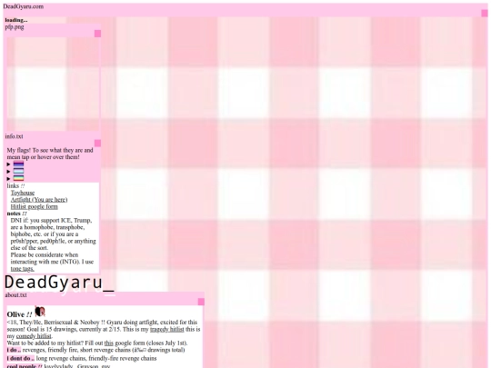 index screenshot
