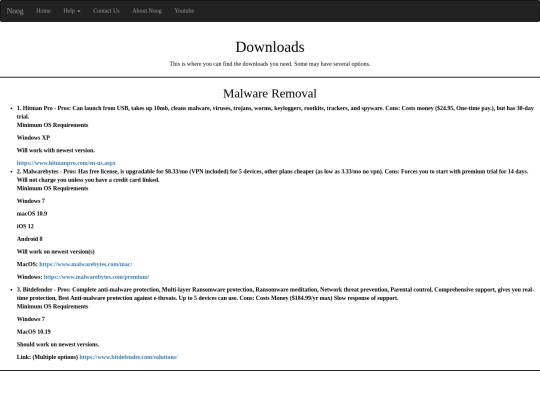 downloads screenshot