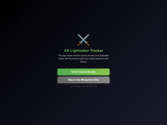 lightsabar/lightsaber-ar-v2 2 screenshot