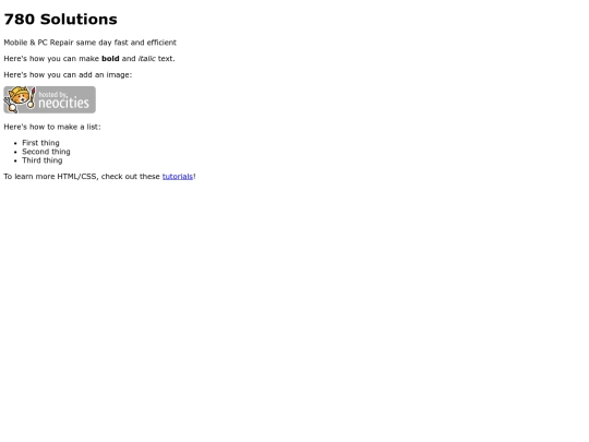 index screenshot