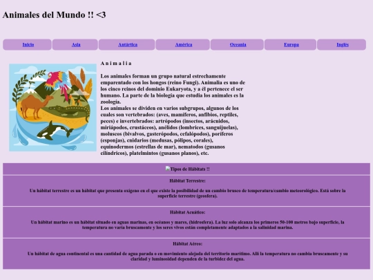 menu screenshot