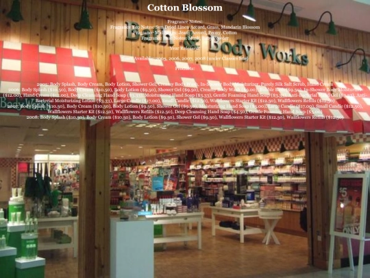 fragrances/cottonblossom screenshot