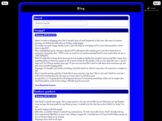 blog screenshot
