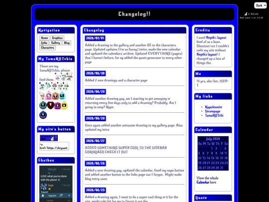 updates screenshot