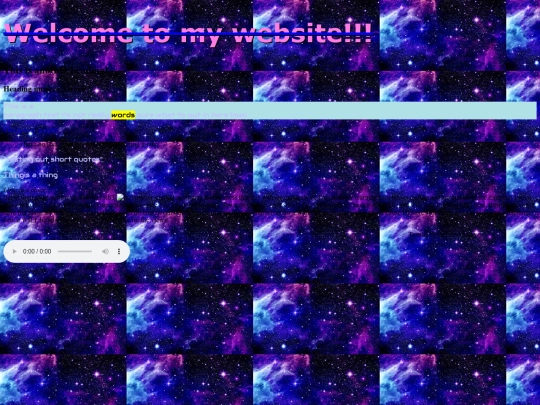 My Website screenshot
